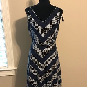 CITY CHIC Chevron Stripe Maxi Dress